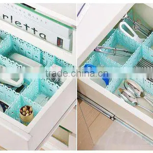 DIY Assemble Free Combination Plastic Drawer Clapboard thumbnail-2