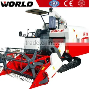Full Feeding WORLD Brand 88HP 4LZ-4.0E Mini Rice Combine Harvester Price thumbnail-6