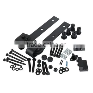 6.6 FT Modern America Style Steel Sliding Barn Wood Door Closet Hardware Track thumbnail-3