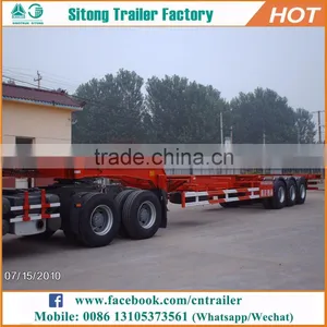 Factory Direct 3 Axles 20ft 40ft Skeletal Shipping Container Transport Trailer thumbnail-2
