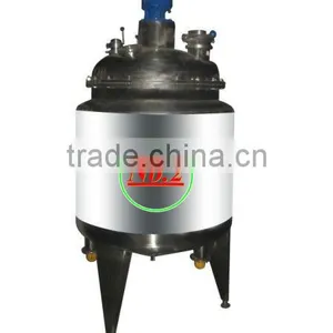 500L Mixing Tank With Dish Top Stainless Steel Mixing Tank With Center Bottom Discharge thumbnail-1
