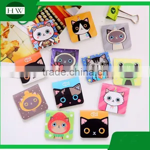 Korea Style Mini Cartoon Characters Paper Magnetic Bookmark Staionery Free Sample Promotion Gifts thumbnail-1