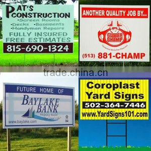 Polypropylene Coroplast Advertising Material thumbnail-1