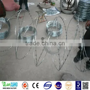 2017 Low Price China Galvanized Razor Barbed Wire thumbnail-2