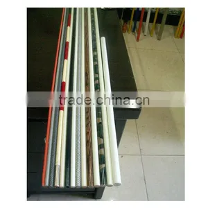 White Spray Paint Surface Pultrusion Solid Fiberglass Telescopic Pole thumbnail-4