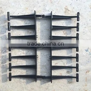 ABS Plastic Vertical Cable Management Ring With Clip Easy Installation thumbnail-6