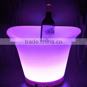 Hot Sale Plastic Led Ice Bucket for Bar Party thumbnail-3