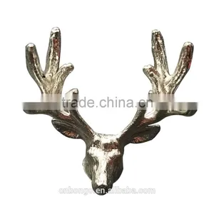 3D Small Size Metal Alloy Deer Head Arts,reindeer Part thumbnail-1