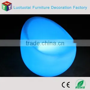 Modern Hotel Nightclub Bar Illuminated LED Sofa LED Chair thumbnail-2