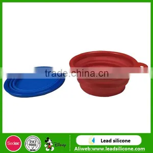 Collapsible Silicone Pet Dog Bowl,Silicone Foldable Pet Feeding Bowl thumbnail-6
