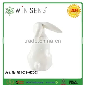 High Quality Ceramic Rabbit Figurine,ceramic Rabbit Decoration thumbnail-3