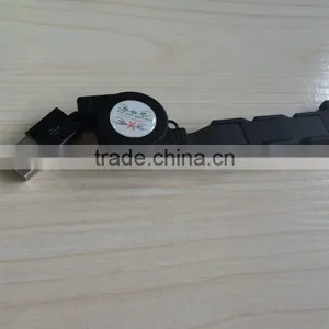 4 in 1 Multi-functional USB 2.0 to 8 Pin + Micro + Mini + 30 Pin Charger Retractable Data Sync Charge Cable thumbnail-2