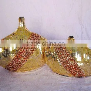 New Design Glass Mosaic Flower Pots thumbnail-5