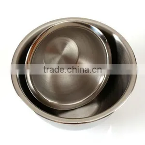 Stainless Steel 2 Pcs Mixing Salad Bowl Set thumbnail-1