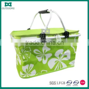 Waterproof Folding Plastic Picnic Basket thumbnail-1