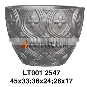 East Asia Romance Pattern Dark Painted Flower Pot For Manufacturer thumbnail-1