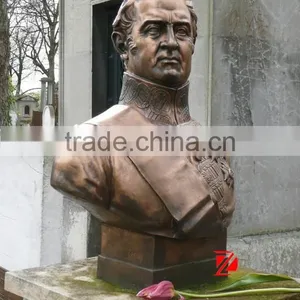 Bronze Famous Man Bust Sculpture thumbnail-1