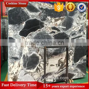 Polished 1.8cm Thickness Cultured Galaxy Blue Marble Slab thumbnail-2