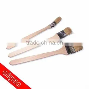 3pcs Bent Paint Brush Set Paint Roller Kids Bristles Wooden Handle Elbow thumbnail-1