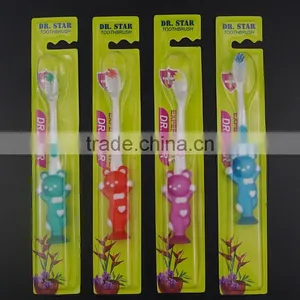 Child Small Head Cheap Nylon Brisltles Rubber pp Handle Toothbrush thumbnail-1