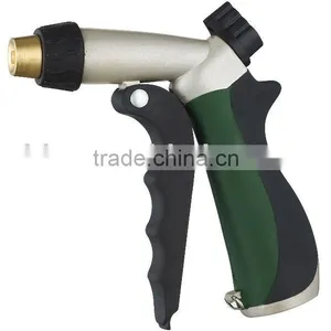 High Pressure Metal Zinc Alloy Garden Watering Gun With TPR Coated thumbnail-1