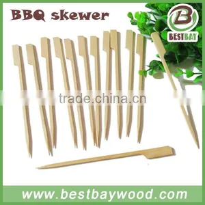 Factory Direct Sell Flag Shape Bamboo Paddle Skewer 15cm thumbnail-5