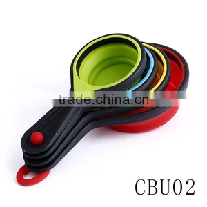 High Quality Silicone Measure Tools Kitchen Measuring Cups thumbnail-2