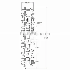 Hot Sale High Quality Customized Bar Flat Track Interior Sliding Barn Door Rollers and Track thumbnail-4