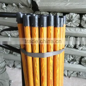 Plastic Covered Wooden Broom Handle With Small Cap thumbnail-1