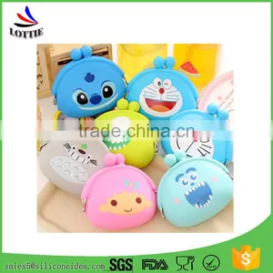 Promotional Cute Animal Shape Silicone Coin Wallet Silicone Purse Fashionable Custom Silicone Coin Bag thumbnail-4