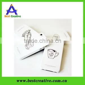 Simple Coffee Style Plastic Cover for Iphone 4 & 4S thumbnail-1
