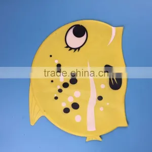 Wholesale Full Color Cap Printing Colorful Silicone Swimming Cap(two Sides With Printting) thumbnail-4