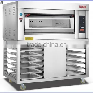 New Design Easy Operation 6 Trays Computer Board Panel Gas Pizza Oven thumbnail-3