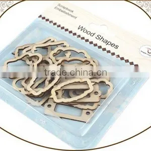 2015 Wholesale Mix Design Frame Wood Veneer Shape Wood Die Cut Wooden Air Freshener thumbnail-1