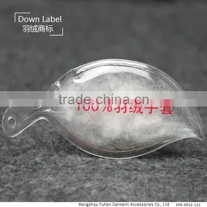 Clear Custom Down Tag With Logo thumbnail-4