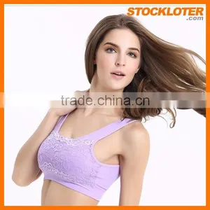 2016 Wholesale Cheap Bulk Stocklot Sports Bra thumbnail-5