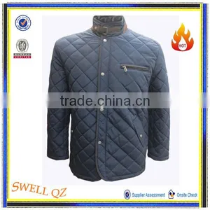 Winter Fashion Male Diamond Quilted Coat thumbnail-1