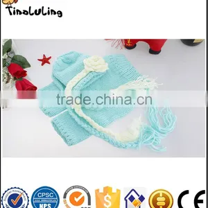NPT46 Tinaluling Wholesale Handmade Baby's Blue Photography Props for Newborns thumbnail-2