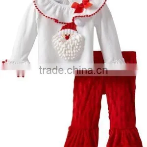 Christmas Clothes for Babies Wholesale Children's Boutique Clothing Smocked Christmas Children Outfit thumbnail-1