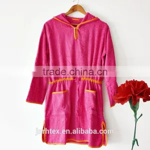 Wholesale Lady Fashion 100% Cotton Bathrobe Made in China thumbnail-3