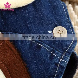 Kids Sling Denim Pants Cartoon Vest Children Trousers Fit 1-2-3T Baby Unisex thumbnail-3