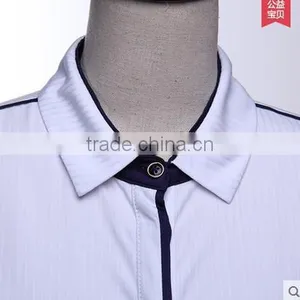 Ladies's Blouses Top Formal Woman Business Office Long Sleeve Slim Shirt thumbnail-3
