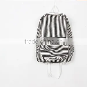 China Wholesale Stripe School Backpacks Stock thumbnail-4