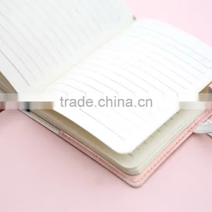 Custom PU Cover Portable Planner Reusable Personal Journal Notebook With Metal Buckle Emboss Logo thumbnail-4