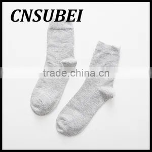 Wholesale Autumn Winter Socks Men Solid Color Business Socks Men Socks Manufacurer thumbnail-1