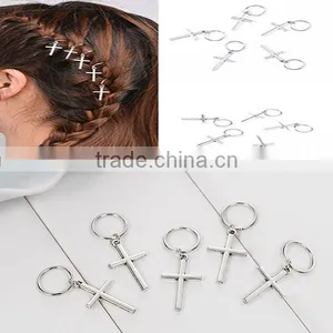 Zinc Based Alloy Round Antique Silver Hair Accessories Hair Clips Findings thumbnail-1