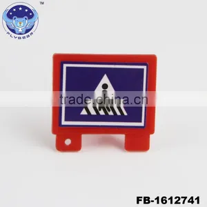 Traffic Signs Toy Plastic Warning Road Sign Education Toy for Traffic Knowledge Learning Toy thumbnail-3