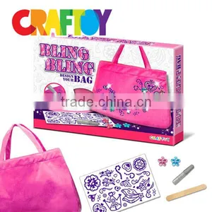 En71 Craft Toy Kit Do it Yourself Bling Bling Tote Bag thumbnail-1