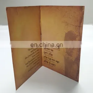 Hot Selling LED Lighting Up Paper Greeting Cards With Fiber Optic thumbnail-2