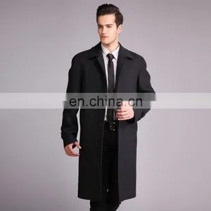 Custom European Style Winter Jackets Plus Size Wool Coat Cashmere Long Oversize Coat For Man thumbnail-1